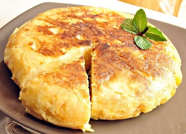 Spanish Verdé Potato Omelet
