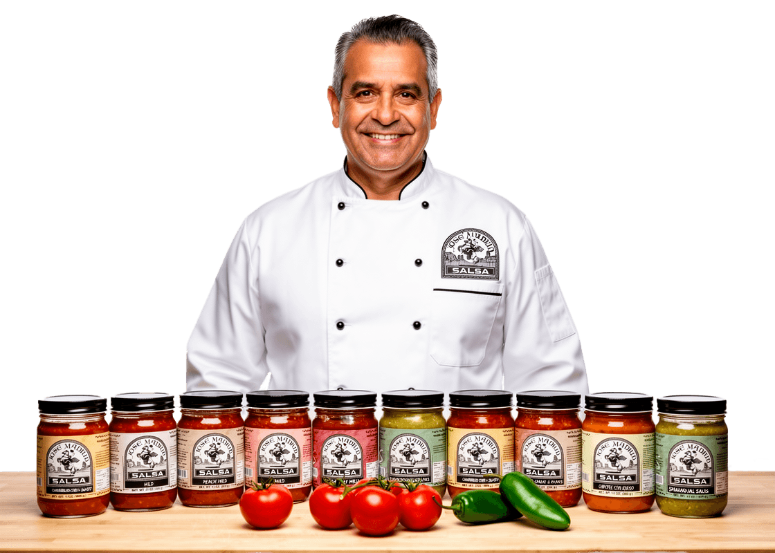 Mike, behind the counter at Jose Madrid Salsa