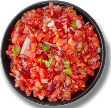 Fresh ingredients for salsa